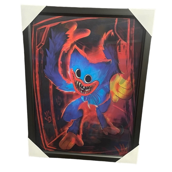 New Huggy Wuggy Poppy Playtime Framed 3D Lenticular Poster / Picture - Picture 3 of 5